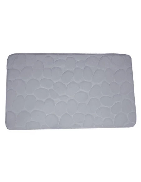 Tapis Bain Galet Microf 50x80 Gris - M S V