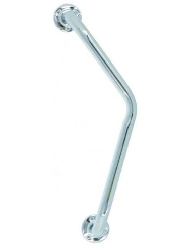 Barre de Douche Courbe Chromée Sécurité et Design pour Salle de Bain - MSV