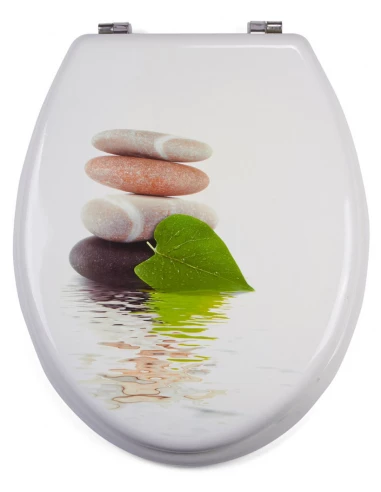 Abattant Wc Mdf Lingga Blanc Vert - M S V