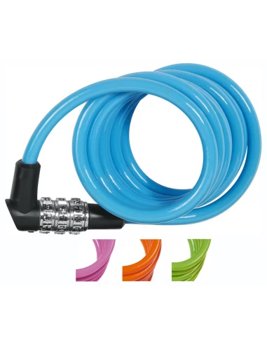 Antivol Cable Combi Color 1m50x7mm - ABUS