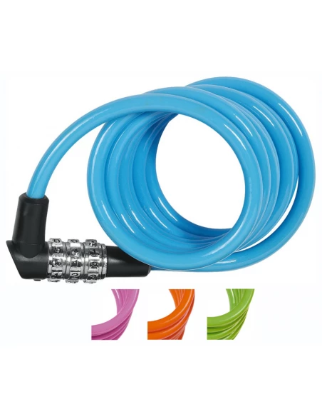 Antivol Cable Combi Color 1m50x7mm - ABUS