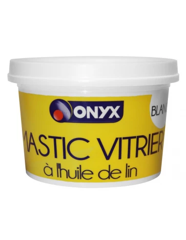Mastic Spécial Vitrier Pot Blanc 1kg - ONYX