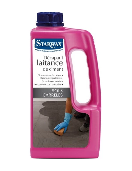Décapant Laitance Ciment 1 litre - STARWAX