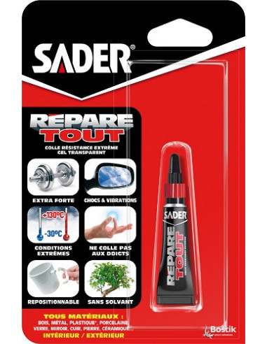 Sader Repare Tout Gel Blister 5 Grs - SADER - 3549210021285 - SADER - 501189