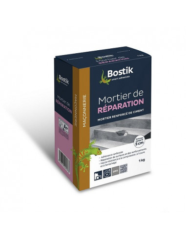 BOSTIK Mortier de réparation_1kg - BOSTIK