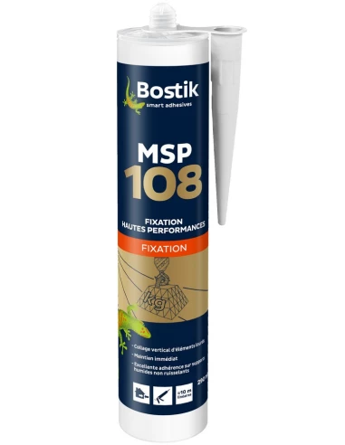 Mastic MSP 108 290ml blanc - BOSTIK