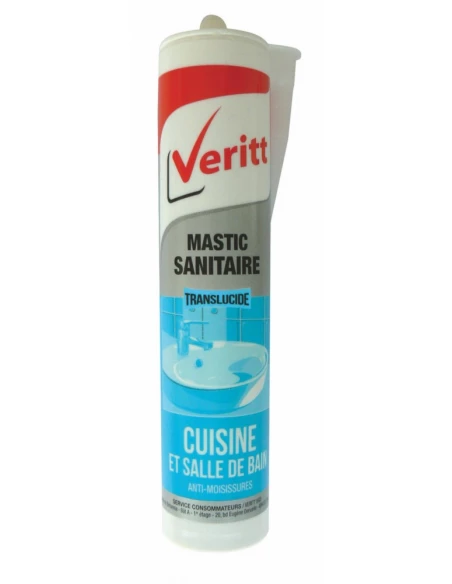 VERITT Mastic sanitaire_280ml_incolore - VERITT