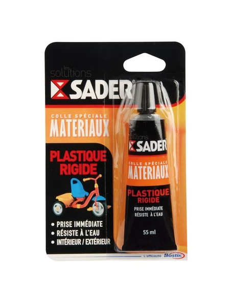 Colle plastique rigide 55ml - SADER