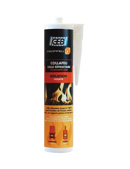 Collafeu Cartouche Mastic Coupe-Feu Ignifuge - Geb