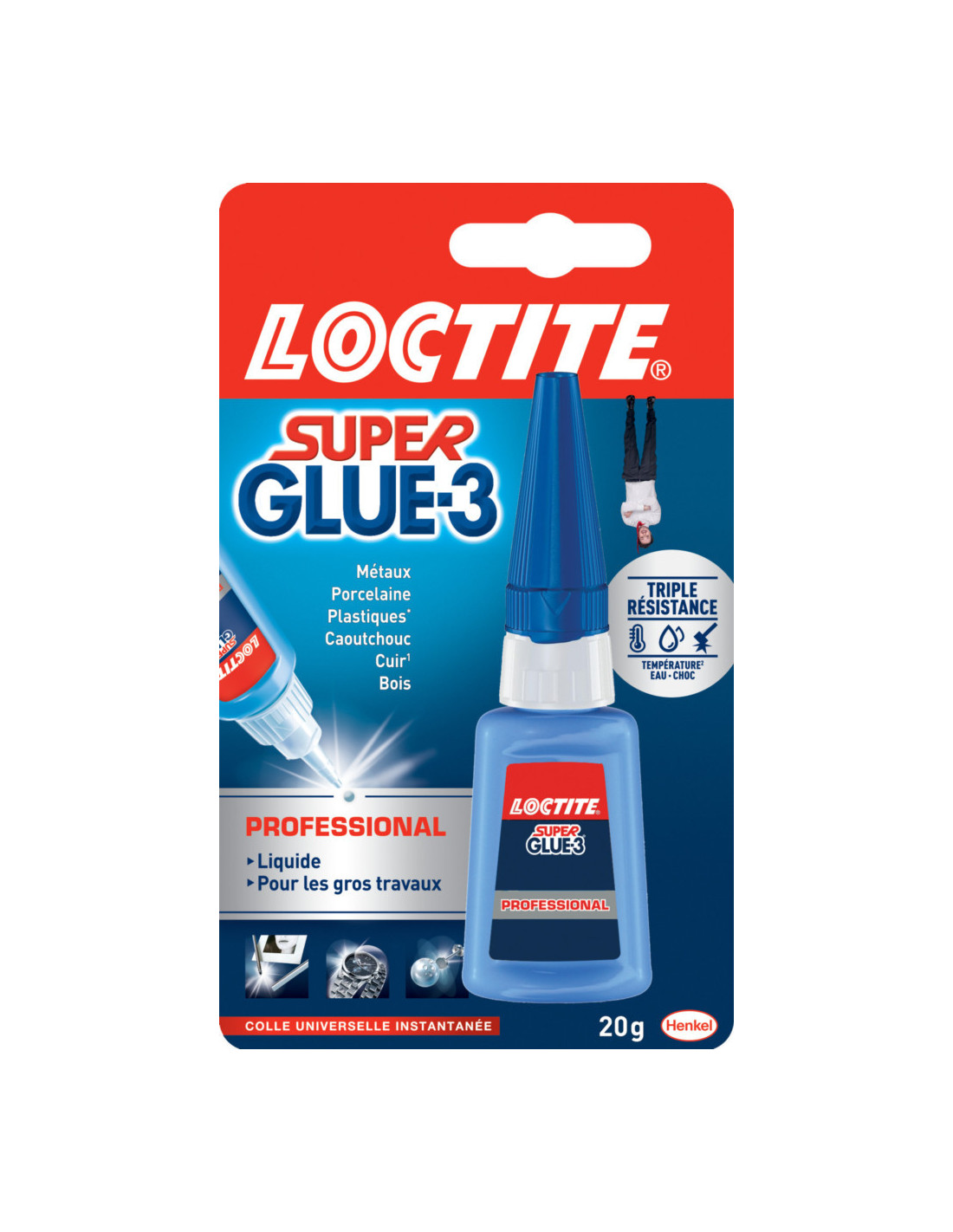 12 super glue 3 liquide professionnal 20 g-Super Glue 3 Liquide  Professionnal 20 g