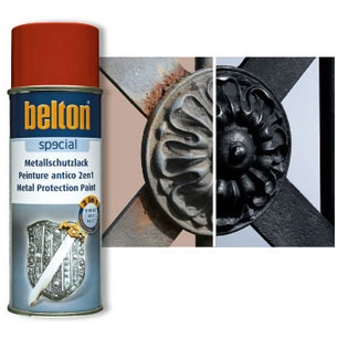 Peinture aérosol Anti-corrosion 400ml noir mat - BELTON AUTO-K