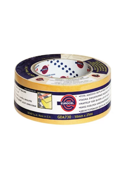 EUROCEL Double-face toile_25mx50mm - EUROCEL