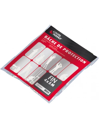 Bache Protection Fine 4x5m - L'OUTIL PARFAIT