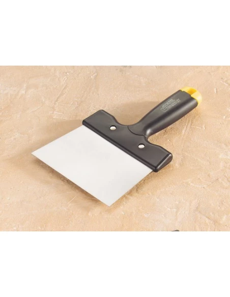 Couteau à enduire : lame inox, manche polypropylène - L'OUTIL PARFAIT