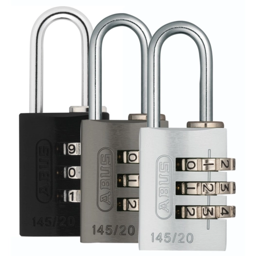 Cadenas à Chiffres Alu 20mm Coloris Métal assorti sous Blister - ABUS