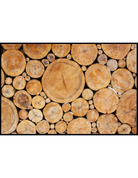 Tapis Velvet Rondins de Bois 45x75cm - MERCURY