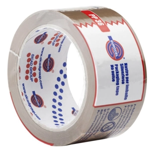 Ruban polypropylène emballage havane 50mmx66ml - EUROCEL