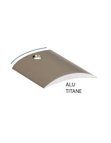 Seuil Alu Titane Perce 30mm 90cm - ROMUS