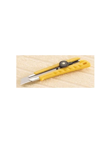 Cutter Olfa 18mm S/Carte Jaune - L'OUTIL PARFAIT
