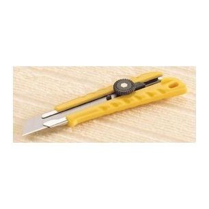 Cutter Olfa 18mm S/Carte Jaune - L'OUTIL PARFAIT