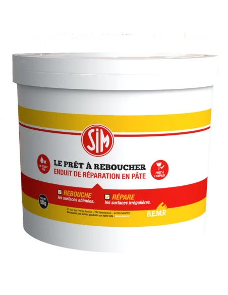 Sim Le Pret A Reboucher Pate 5kg - SIM