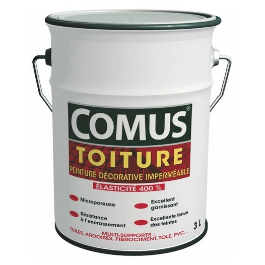 Comus Toiture Gris Ardoise 3l - COMUS