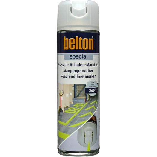 Peinture Marquage Routier 0.5 litre jaune neon - BELTON