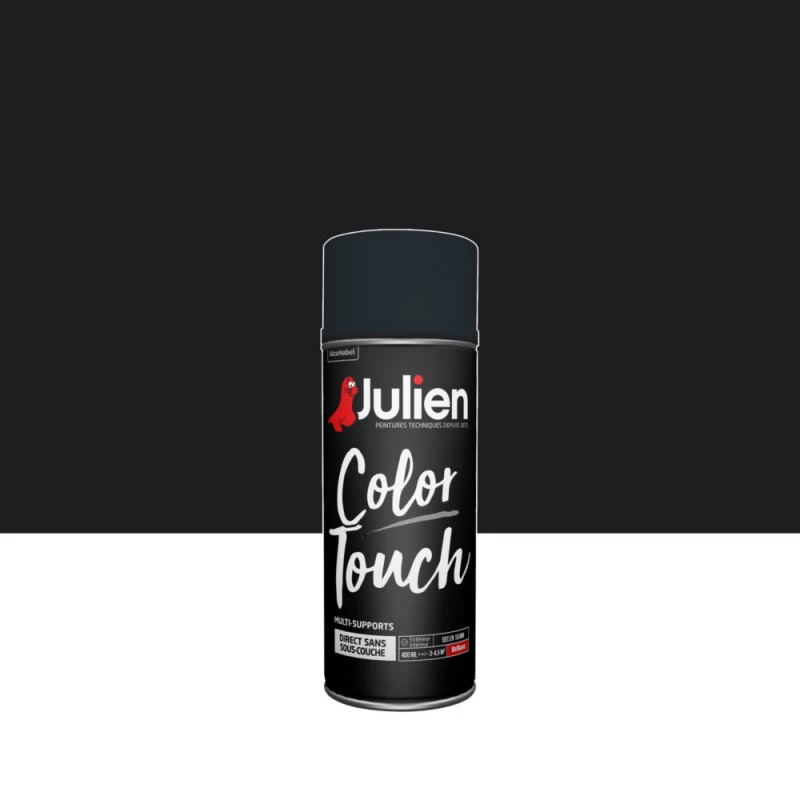 Aérosol Deco Brillant Noir 400ml - JULIEN
