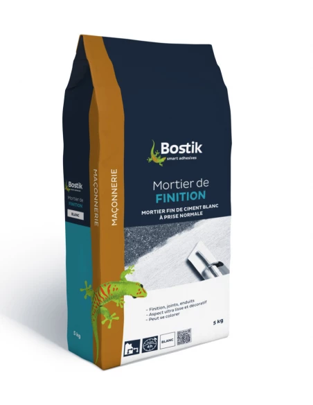 BOSTIK Mortier de finition_5kg_blanc - BOSTIK