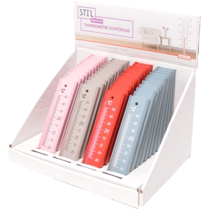 1 Thermometre Bois Couleurs Assorties - STIL