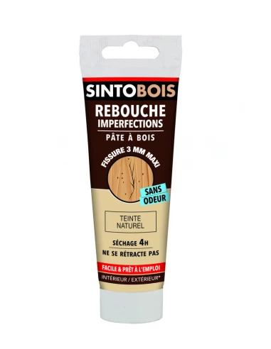 SINTO Pâte à bois à l'eau 80g blanc - SINTO