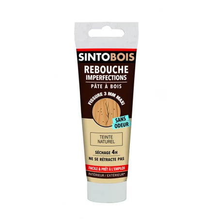 SINTO Pâte à bois à l'eau 80g naturel - SINTO