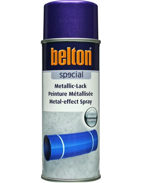Peinture aérosol Effet métallisé 400ml gris anthracite - BELTON AUTO-K