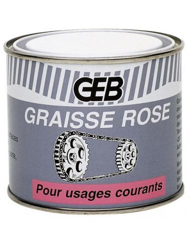 Graisse Calcique Rose Protection optimale contre l'eau et l'usure - Geb
