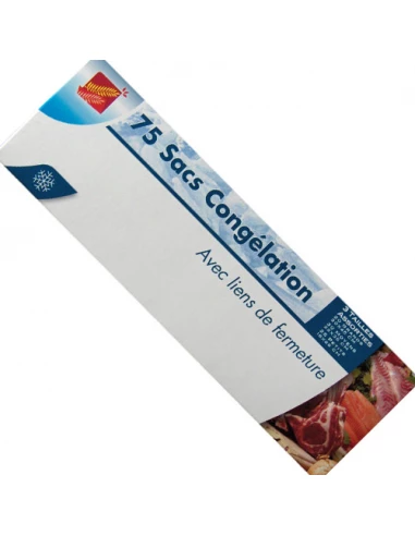 Sac Congel 3 Formats X75 Sacs - PUBLI EMBAL