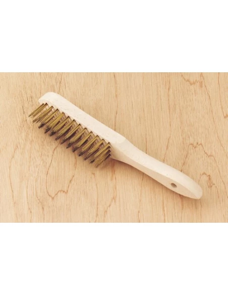 LOP Brosse à manche Laitonné long Nb rangs 4 Rangs