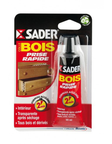 Colle à Bois Rapide 55ml - SADER