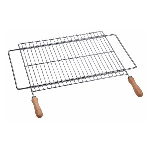 Grille De Barbecue Longueur Extensible 50x40cm Acier Zingué