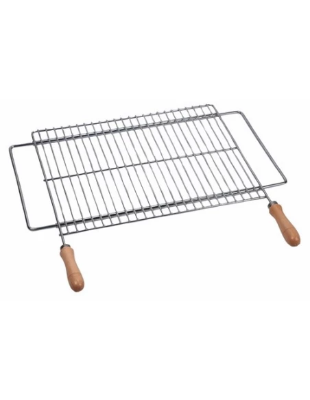 Grille De Barbecue Longueur Extensible 50x40cm Acier Zingué