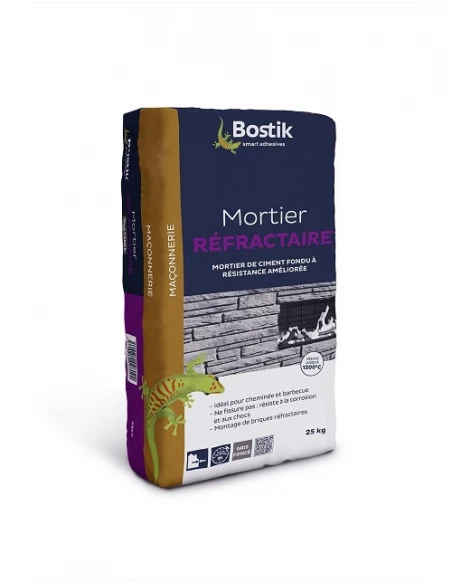 Mortier Refractaire 25k - BOSTIK