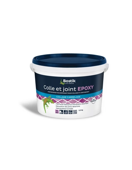 Colle & Joint Epoxy Blanc 2.5 Kg - BOSTIK