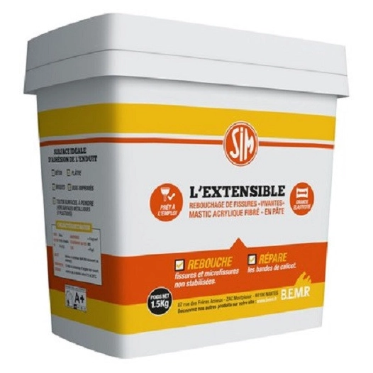 Maxi Mastic Acrylique Fibré 1kg - SIM