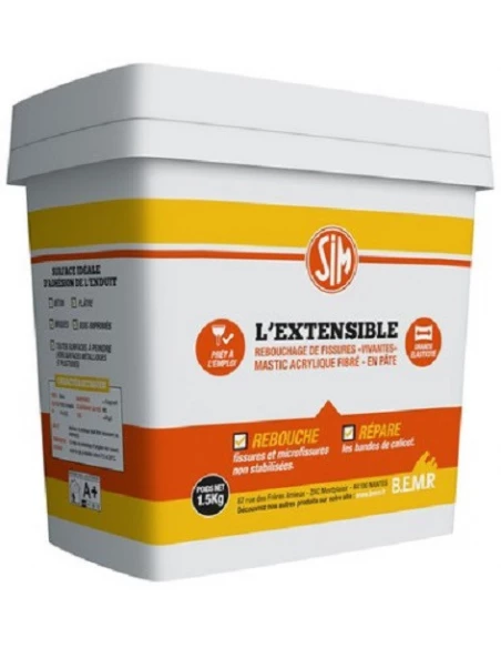 Maxi Mastic Acrylique Fibré 1kg - SIM