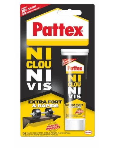 Colle Ni clou ni vis Extra Fort Tube 52gr - PATTEX