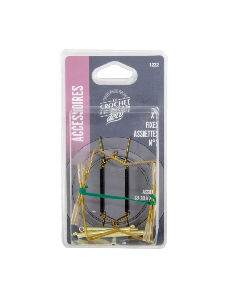Fixe Assiet Muraux Alu X2 - CROCHET X