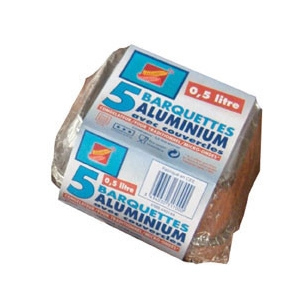 Barquettes Alu X5 1 Litre - PUBLI EMBAL