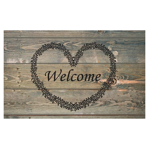 Tapis Wood Heart Brown 50x80 - VICA