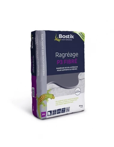 BOSTIK Ragréage P3 fibré 25kg - BOSTIK