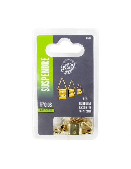 Accroche Tableau 9triang - CROCHET X