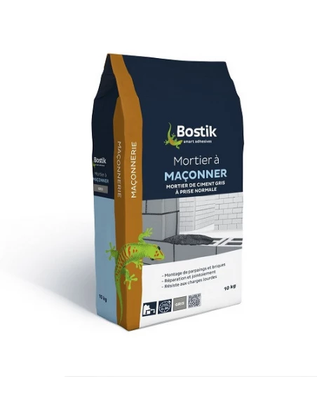 Mortier à maçonner 10kg - BOSTIK